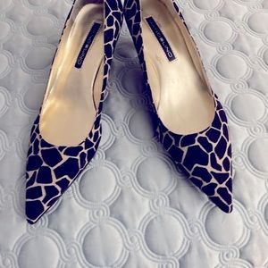 Shoes, Animal print fabric